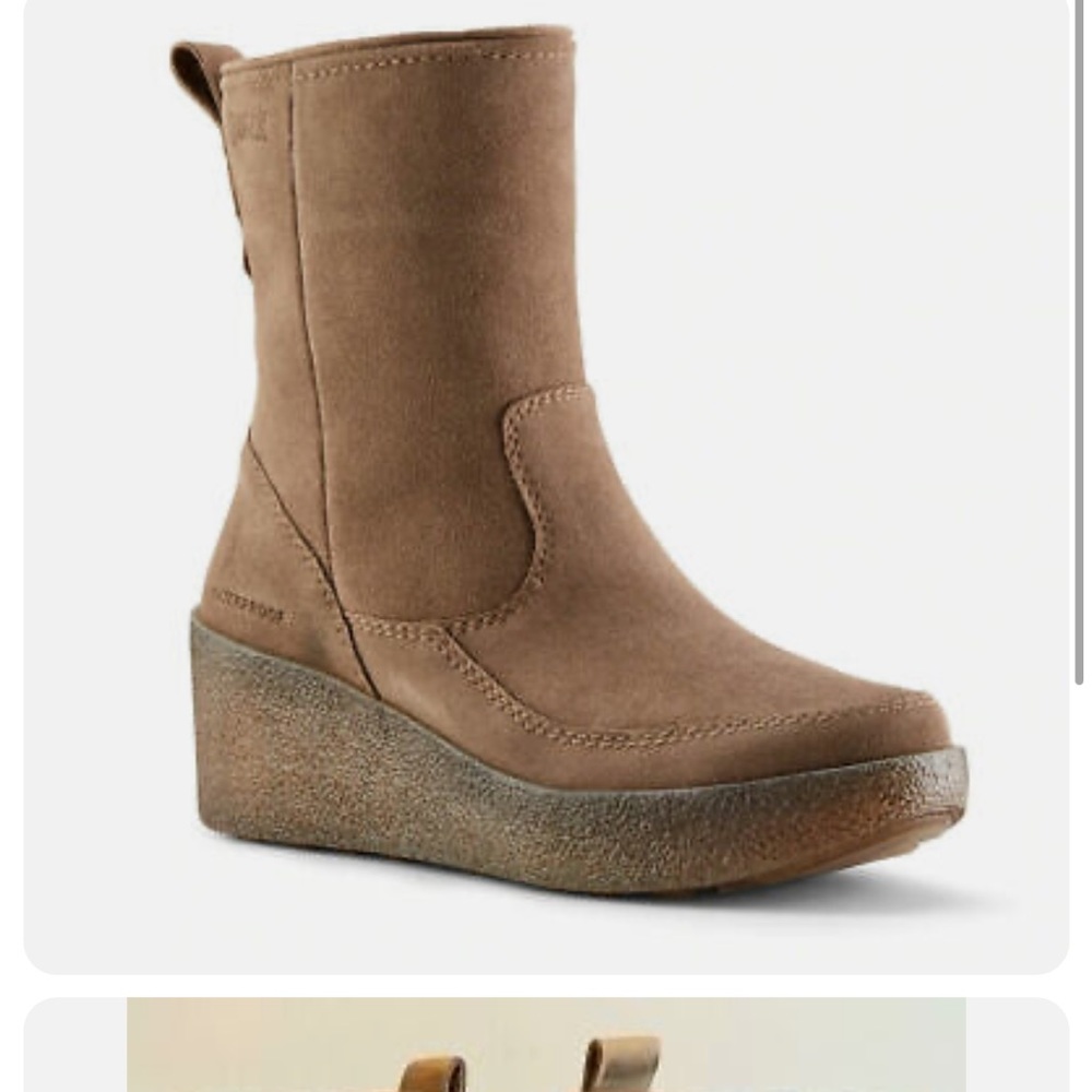 Cougar Devlin Women’s Suede Waterproof Wedge Boot